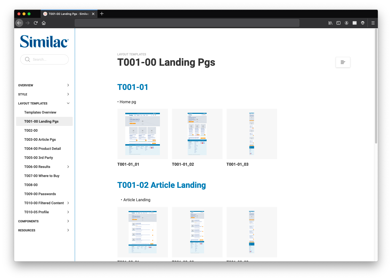 Similac design system 